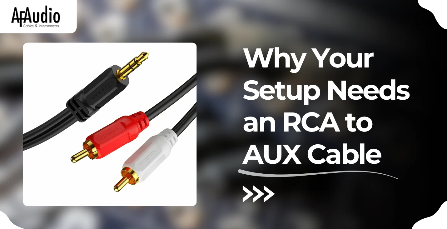 Why Your Setup Needs an RCA to AUX Cable